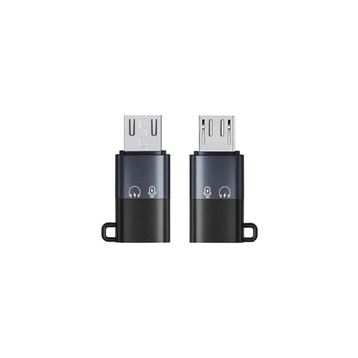 OEM - Adaptador Tipo C a Micro USB V8 para Carga rápida,  micrófono o audio