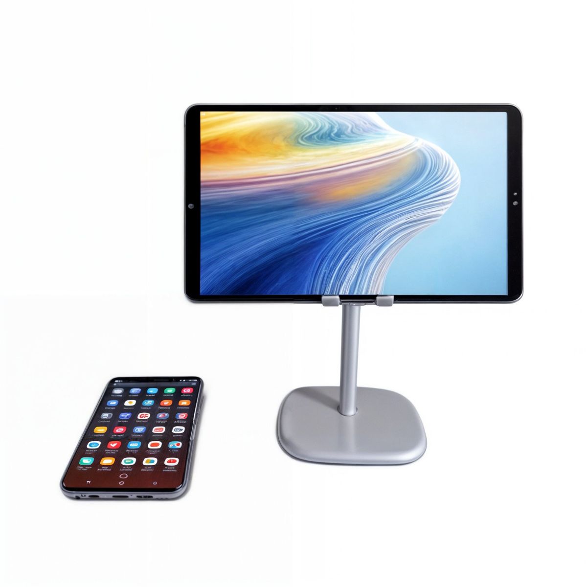 GENERICO - Soporte Parante Telefono Celular Tablet Regulable Telescopica