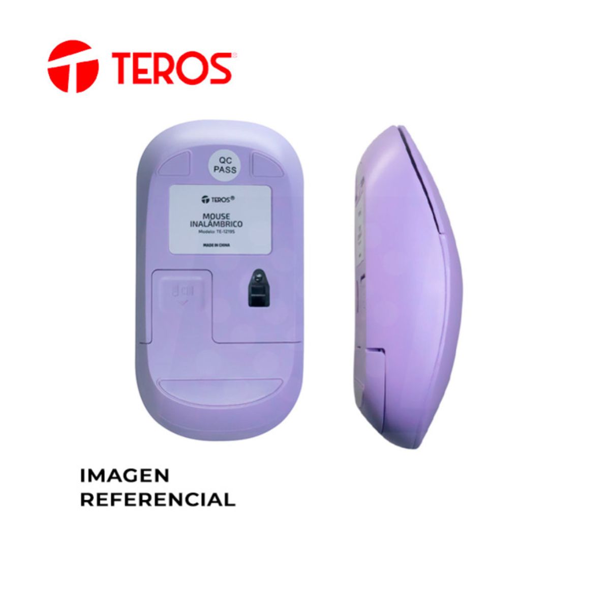TEROS - MOUSE INALAMBRICO TEROS TE-1219S MORADO