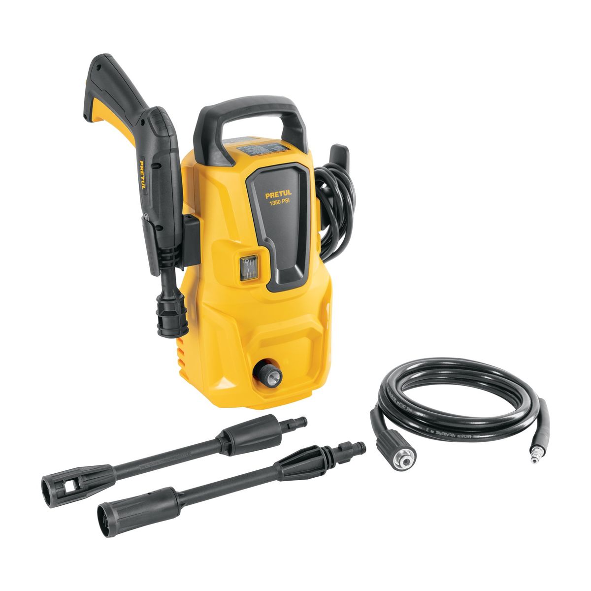 PRETUL - Hidrolavadora eléctrica 1350 PSI, Pretul