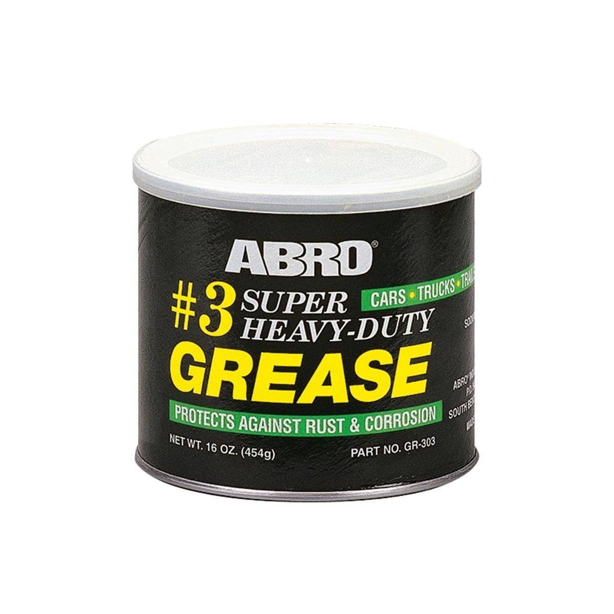 ABRO - ABRO Grasa Súper #3 Para Uso Pesado GR-303 - 16 Oz