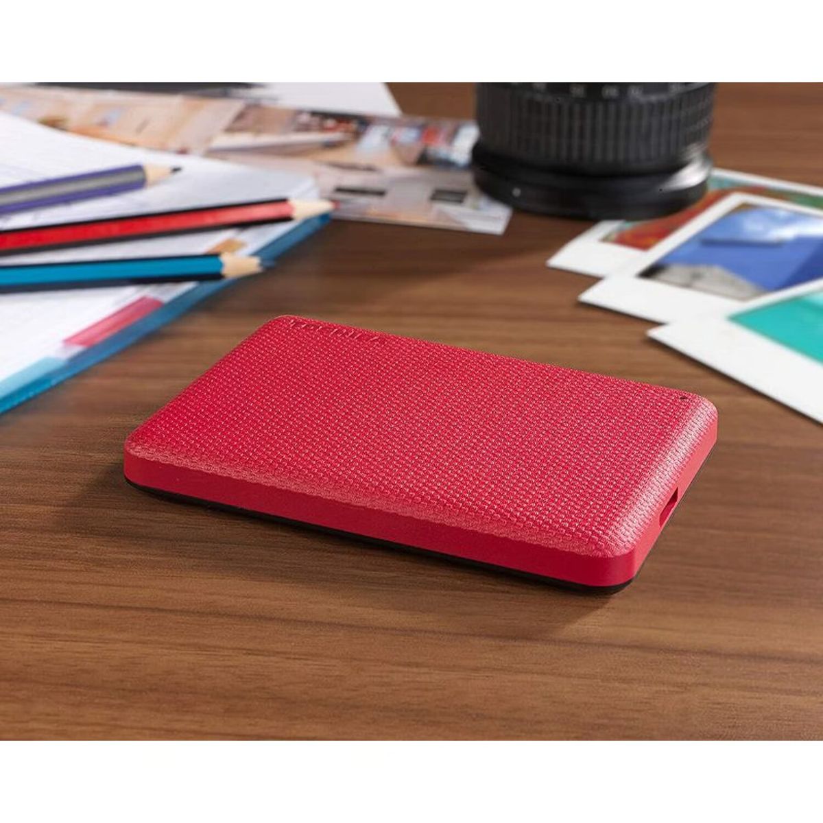 TOSHIBA - Disco Duro Externo Toshiba Canvio Advance 4TB - Rojo - Portátil