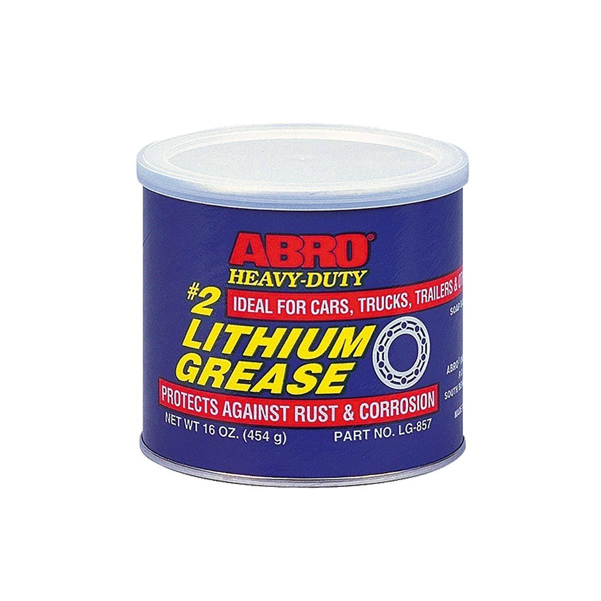 ABRO - ABRO Grasa Multipropósito de Litio #2 Ámbar LG-857 - 16 Oz
