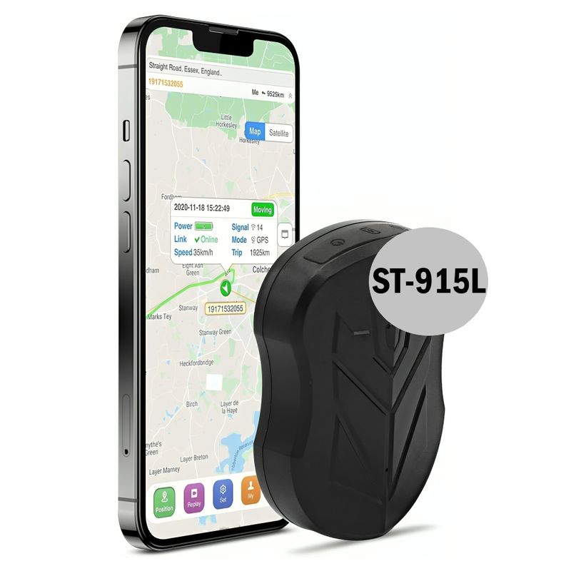 GENERICO - Potente GPS Rastreador Tracker 915L 4G con Batería de 10000mhA