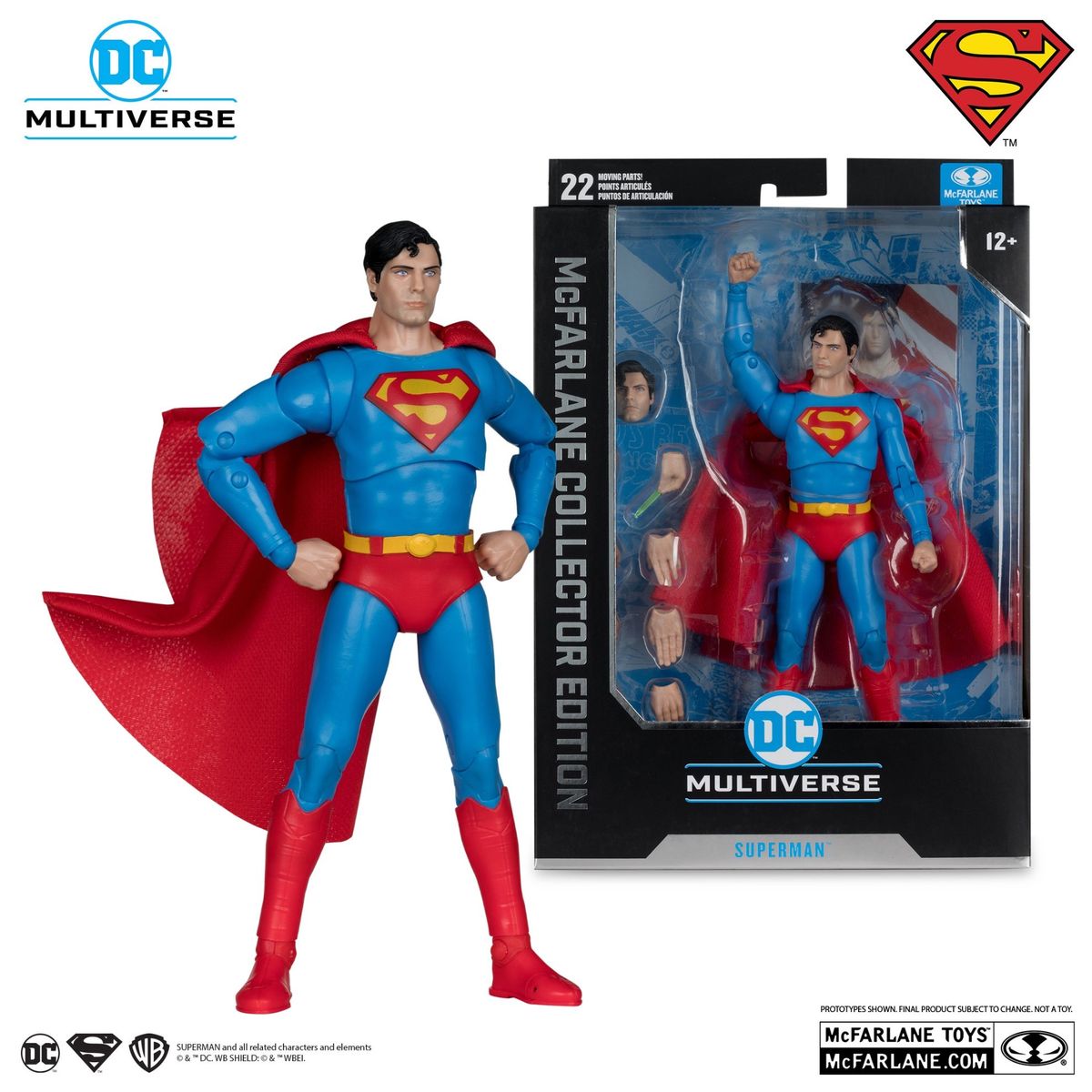 MCFARLANE TOYS - Superman The Movie 1978 Christopher Reeve Mcfarlane