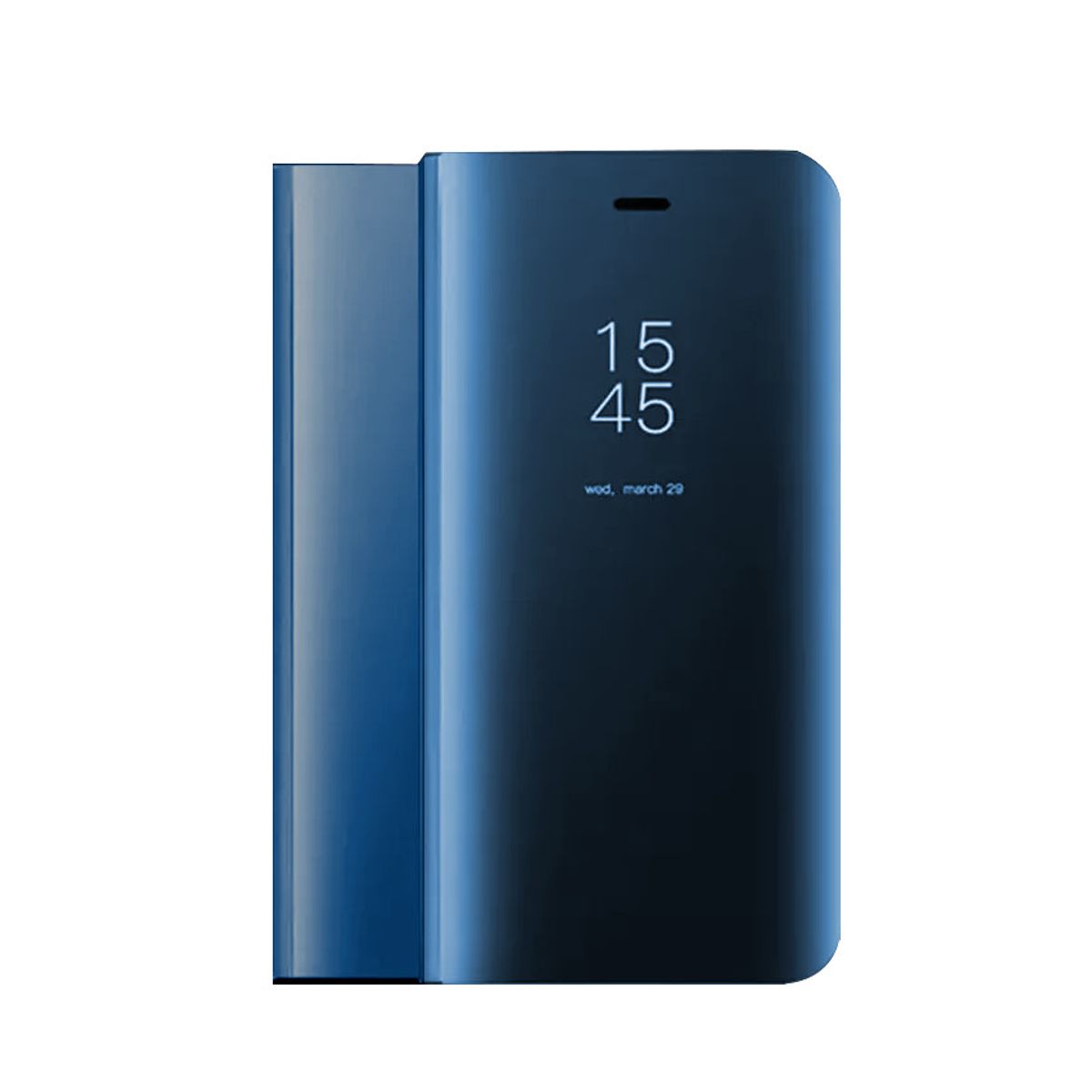 GENERICO - Funda Case Stand Flip Cover  Huawei P20 Azul