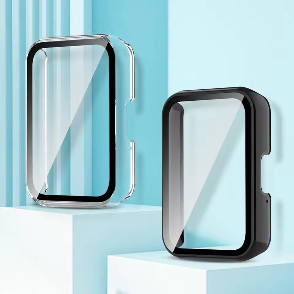 GENERICO - Case Bumper Cristal Templado Para Galaxy Fit3 Negro