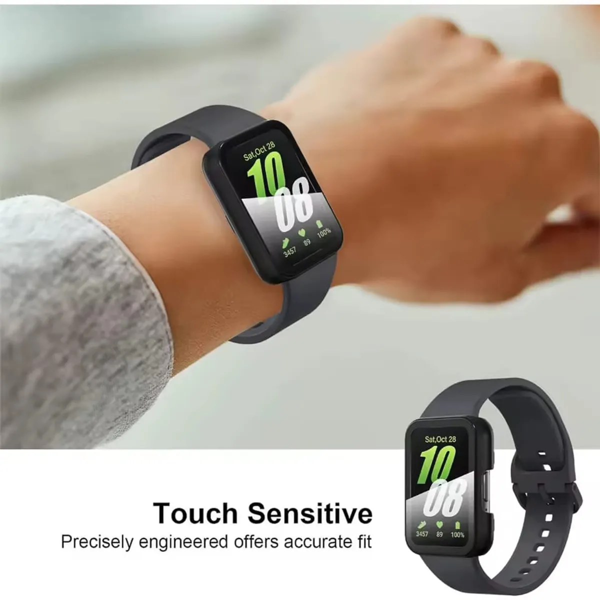 GENERICO - Case Bumper Cristal Templado Para Galaxy Fit3 Oro rosa