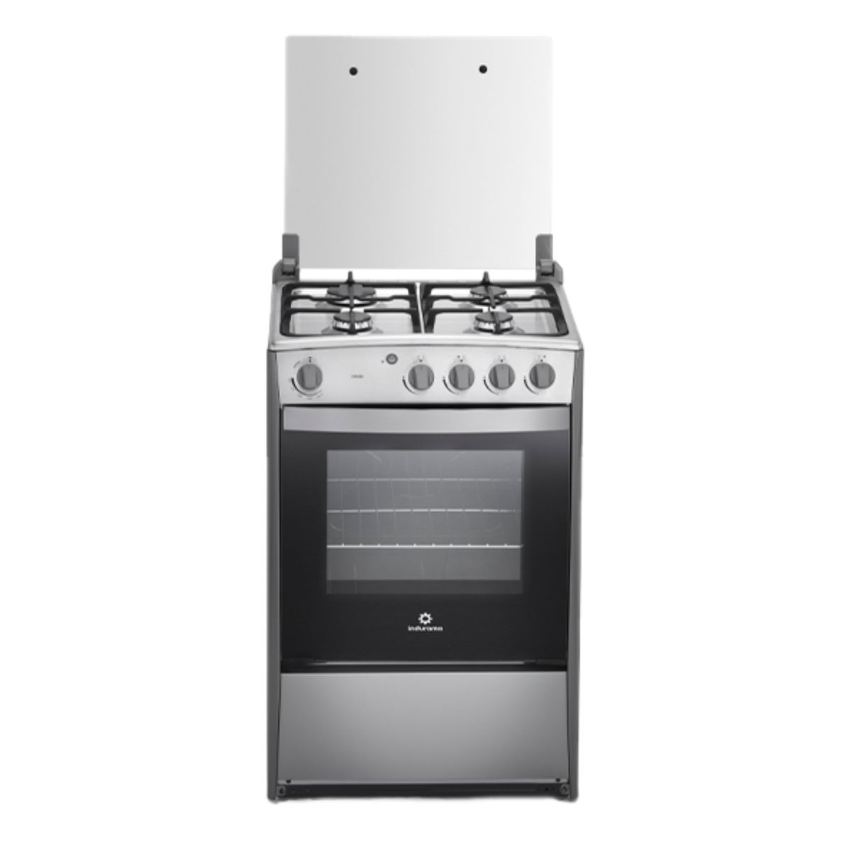 INDURAMA - COCINA A GAS DE 4 HORNILLAS CON HORNO INDURAMA CORUÑA QZ