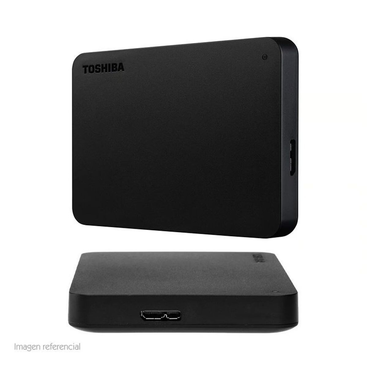 TOSHIBA - Disco Duro Externo Toshiba Canvio Basics 2TB - Negro Mate - Portátil