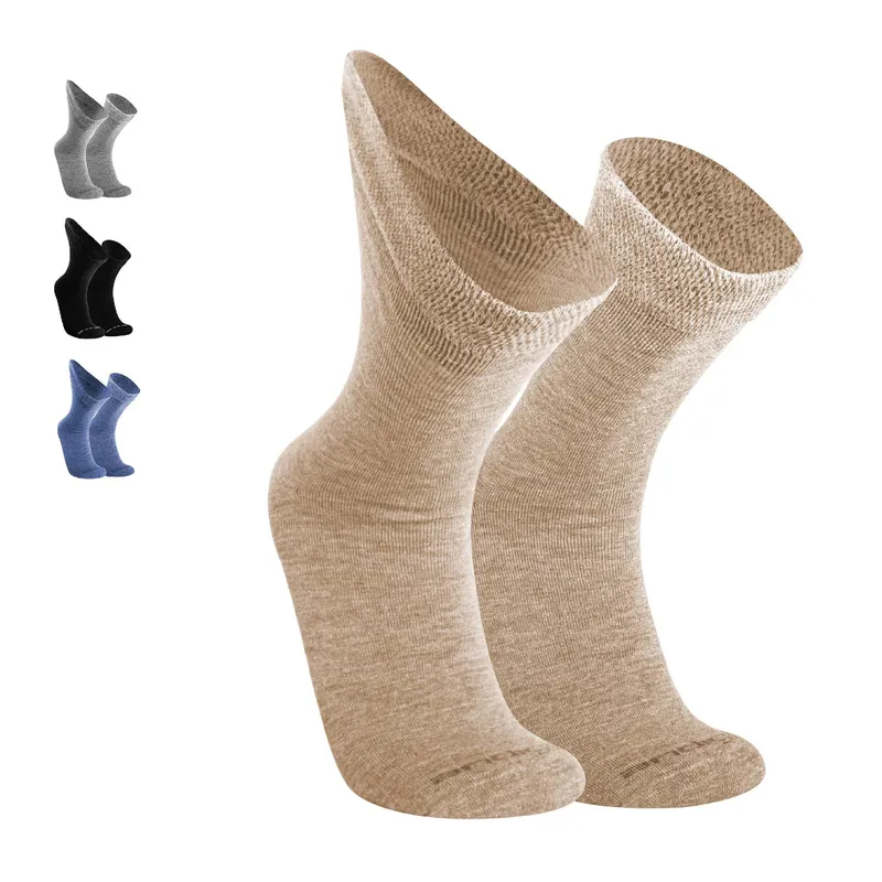 SILVERA NANOTECH - Medias para diabéticos térmicas de alpaca y merino salud hombre mujer