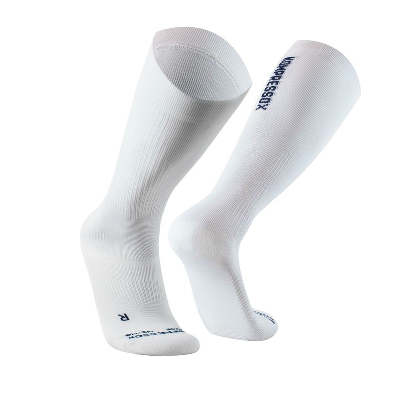 SILVERA NANOTECH - Medias de compresión de algodon trekking gym running senderismo