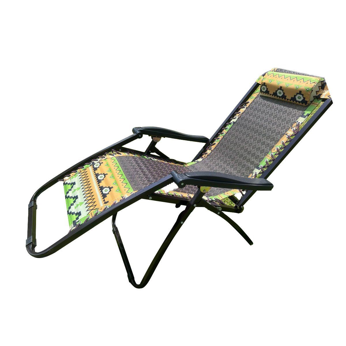 GENERICO - Silla Reposera Plegable Terraza Playera Reclinable Verde Claro