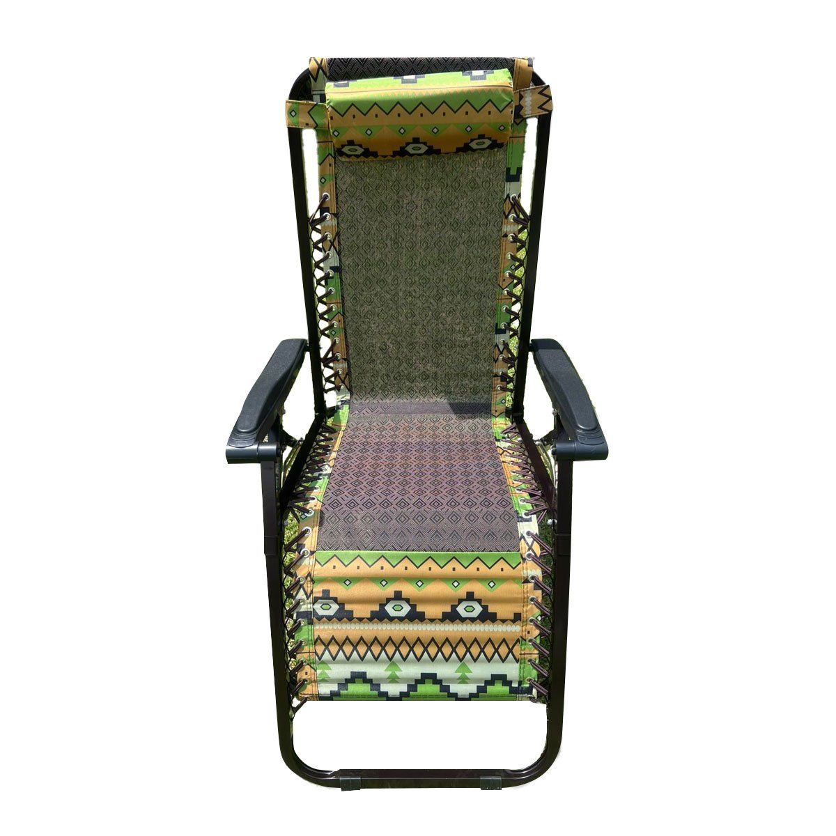 GENERICO - Silla Reposera Plegable Terraza Playera Reclinable Verde Claro
