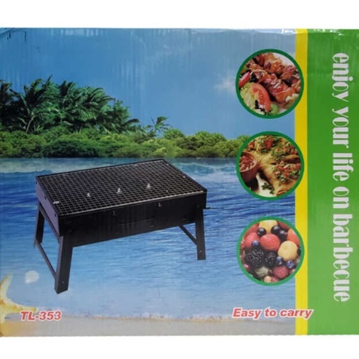 GENERICO - MINI PARRILLA PORTATIL BBQ - GRILL ASADOR - BARBACOA PICNIC