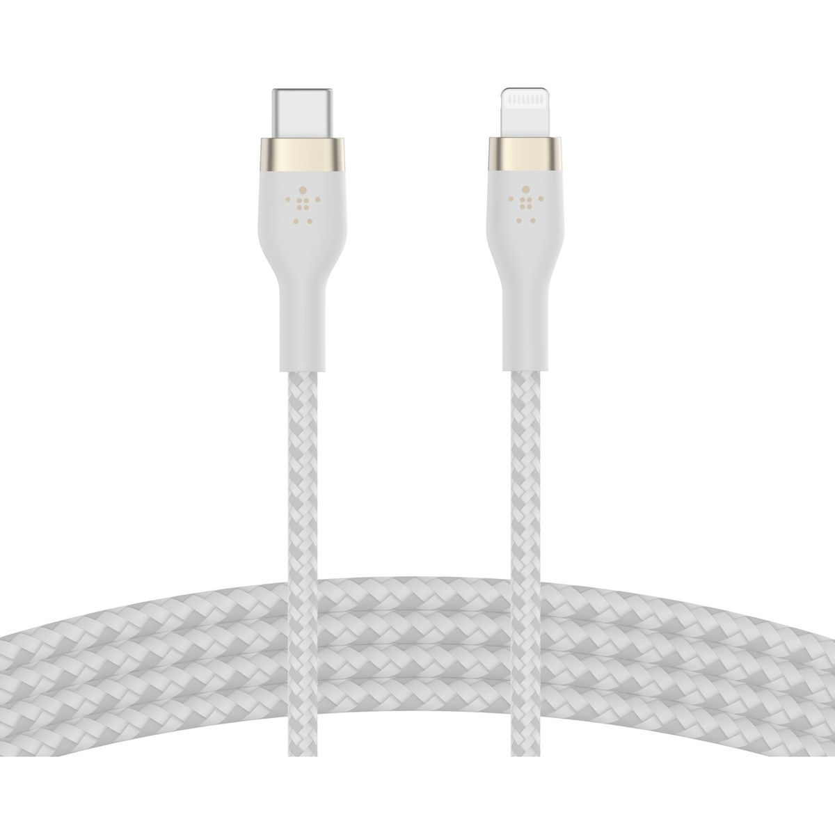 BELKIN - CABLE TYPE-C TO LIGHTNING BELKIN DE 3 METRO BLANCO ENMALLADO
