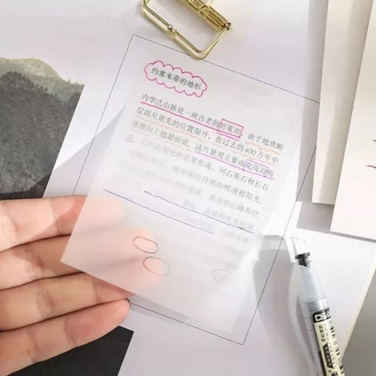 GENERICO - Post It Transparentes Notas Adhesivas 250 hojas