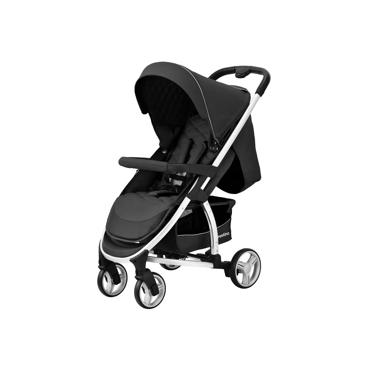 CARESTINO - Coche Carestino London Negro con porta bebé y Moisés