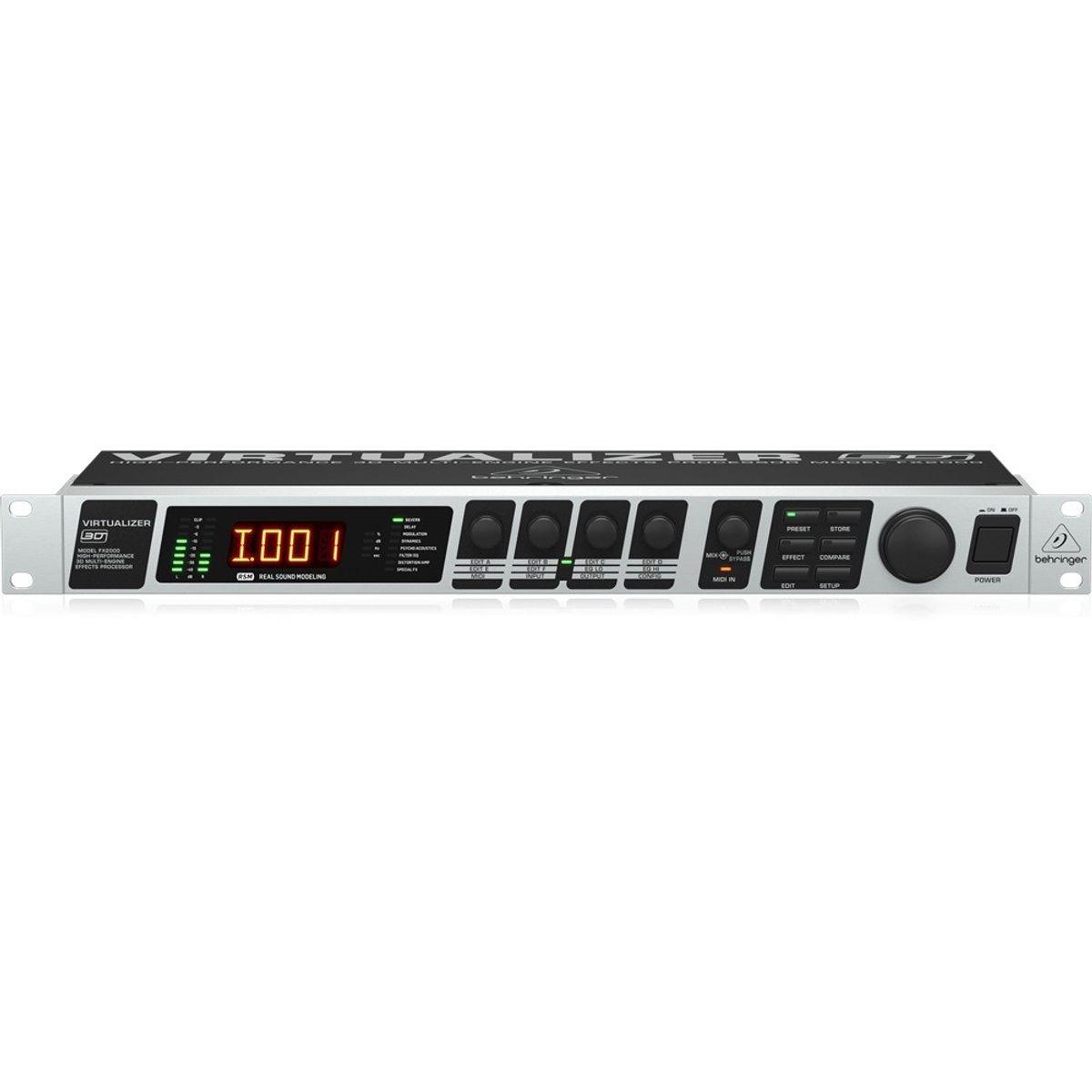 BEHRINGER - Behringer FX2000 3D FX Procesador de Efectos