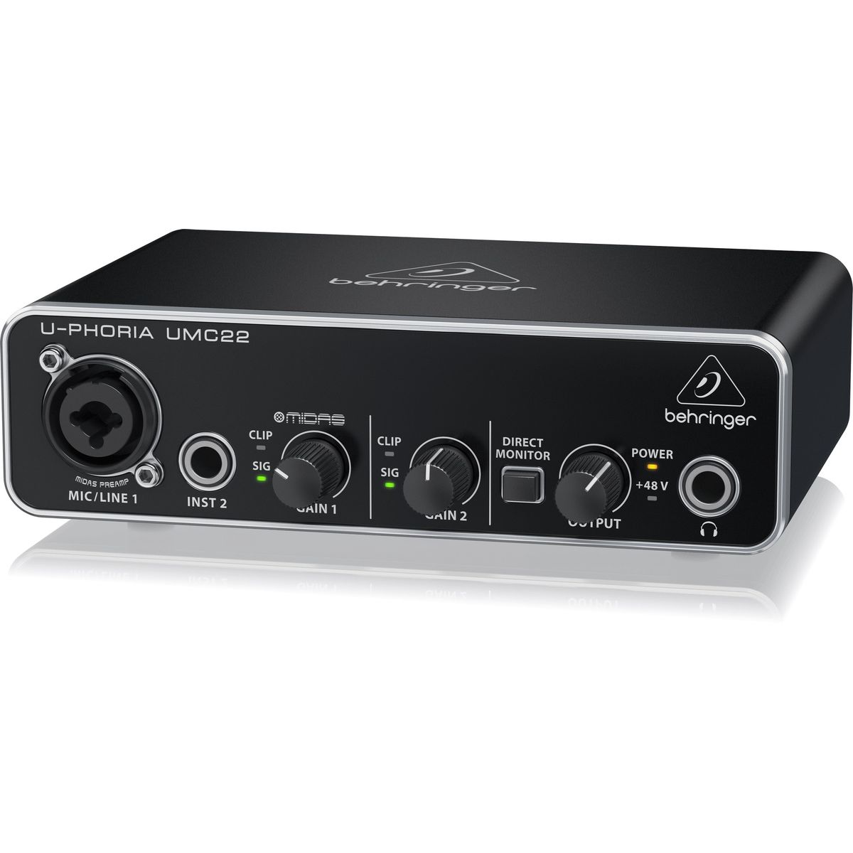 BEHRINGER - U-Phoria UMC22 Interfaz de Audio USB