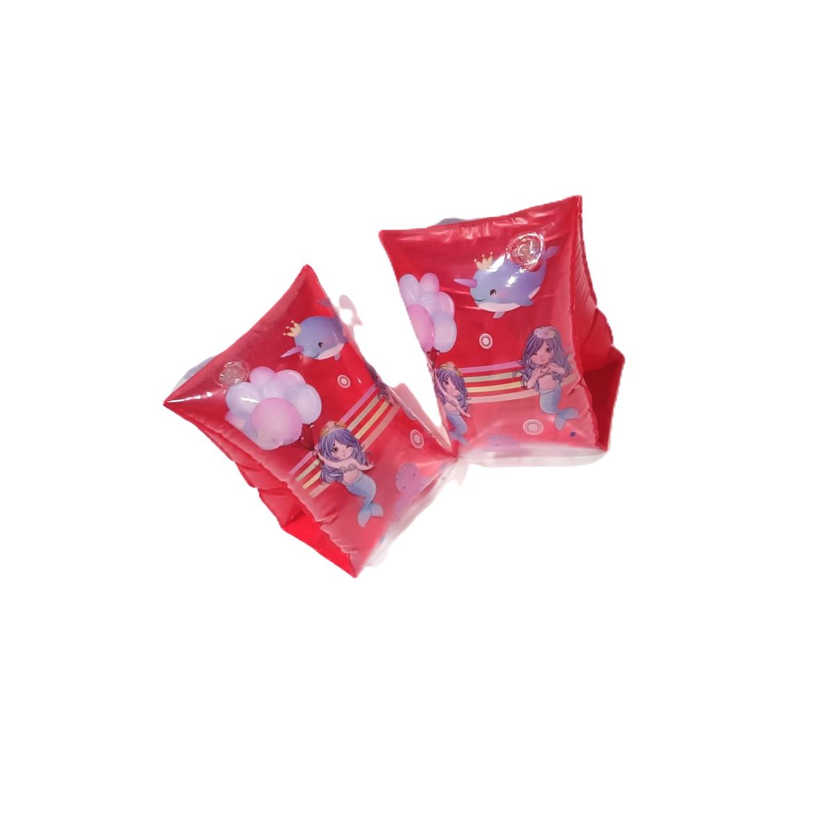 GENERICO - Flotadores de Brazo Inflables Sirena Rojo