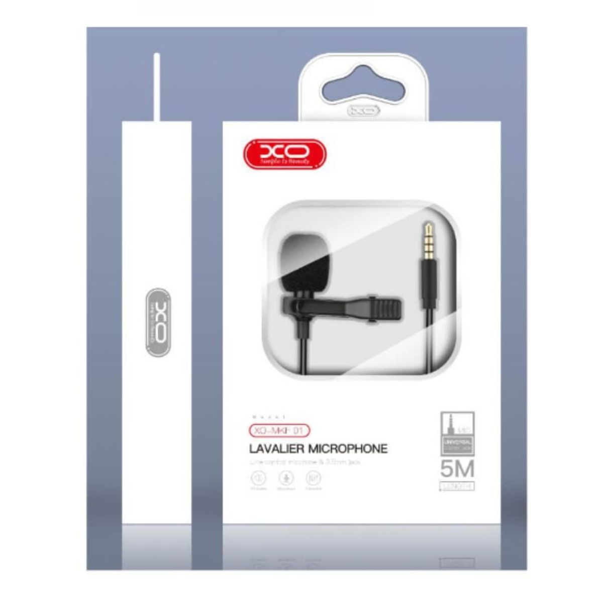 GENERICO - Microfono Solapero Entrevista Perchero Celular MKF01