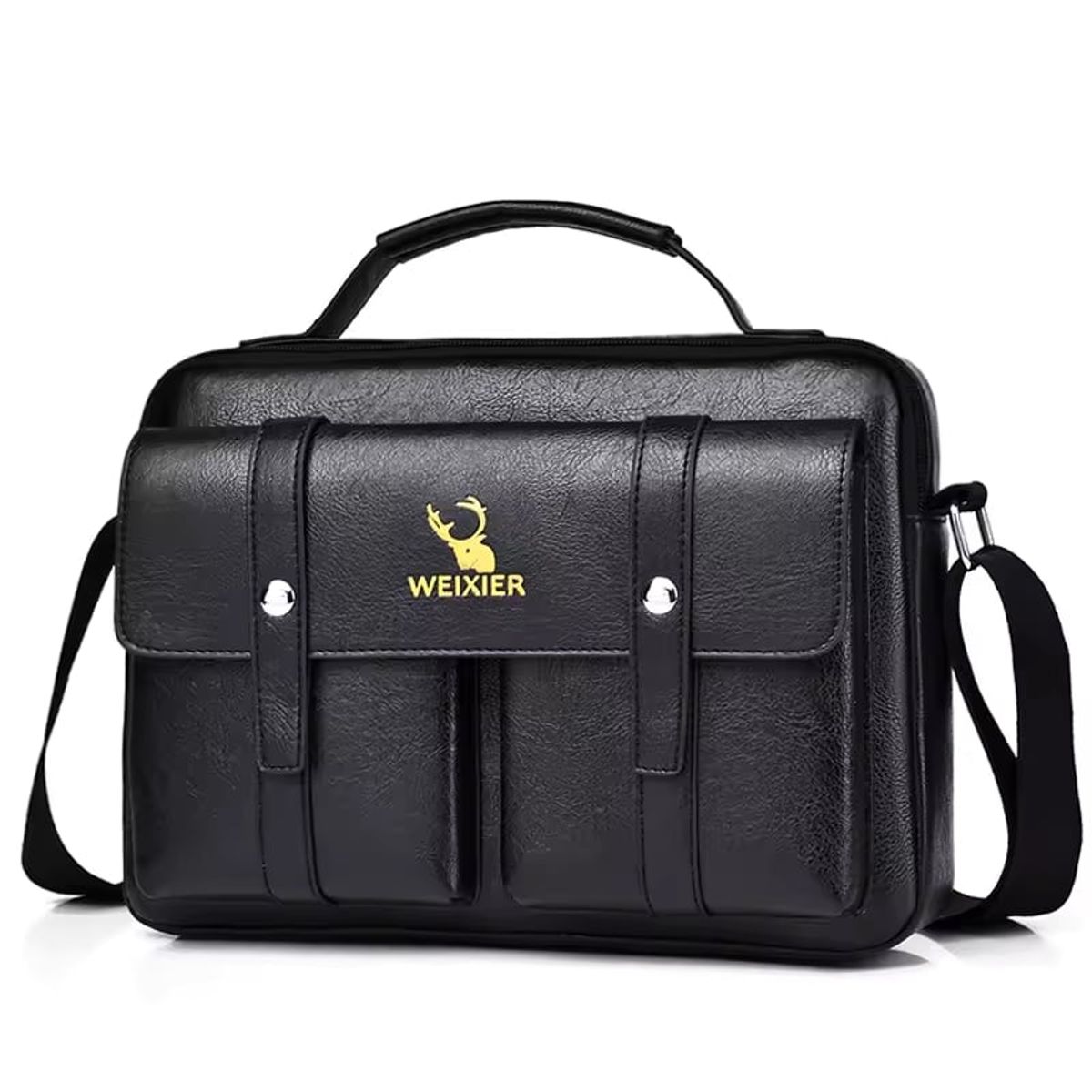 GENERICO - Makeway - Morral Bolso Hombre Cuero PU