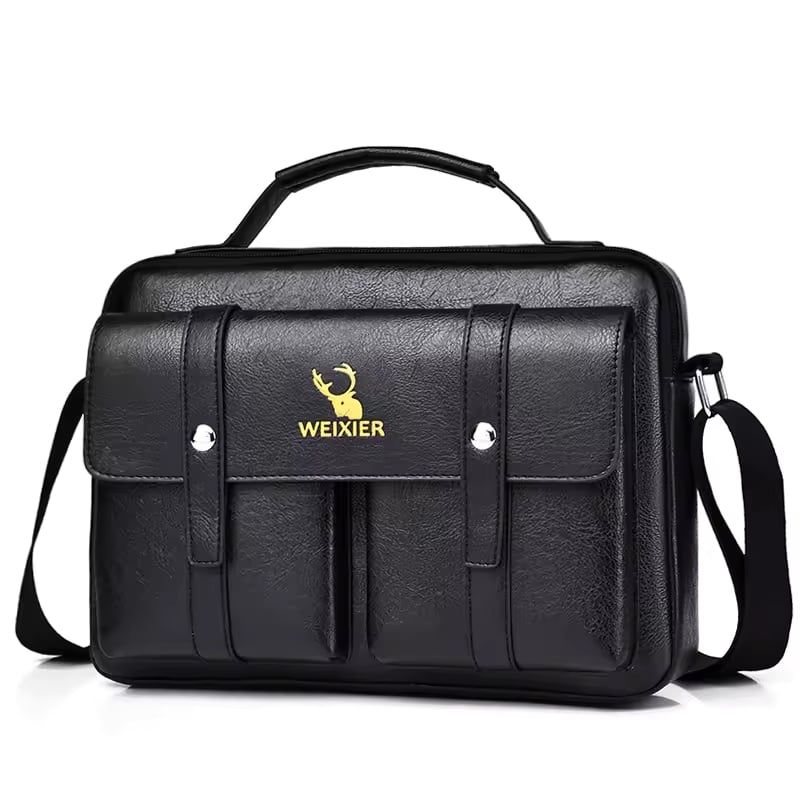 GENERICO - Makeway - Morral Bolso Hombre Cuero PU