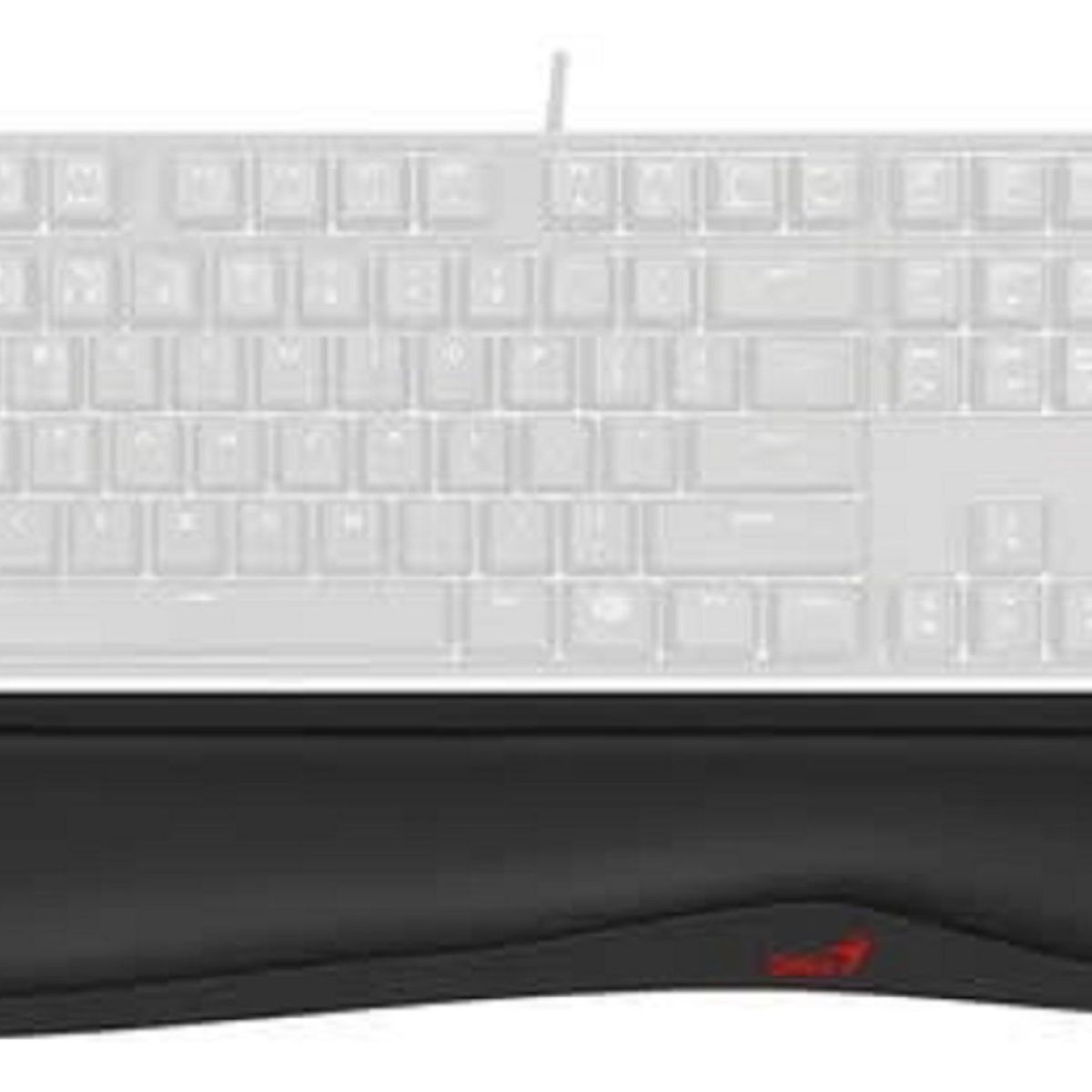 GENIUS - REPOSAMUÑECAS GENIUS G-WP 100 P/TECLADO BLACK