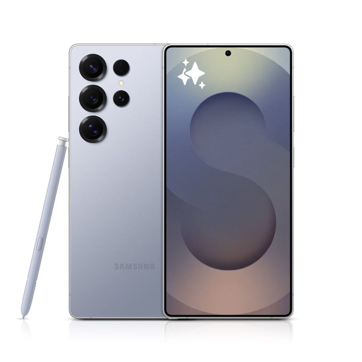 SAMSUNG - SAMSUNG Galaxy S25 Ultra 512GB - Titanium Silver Blue