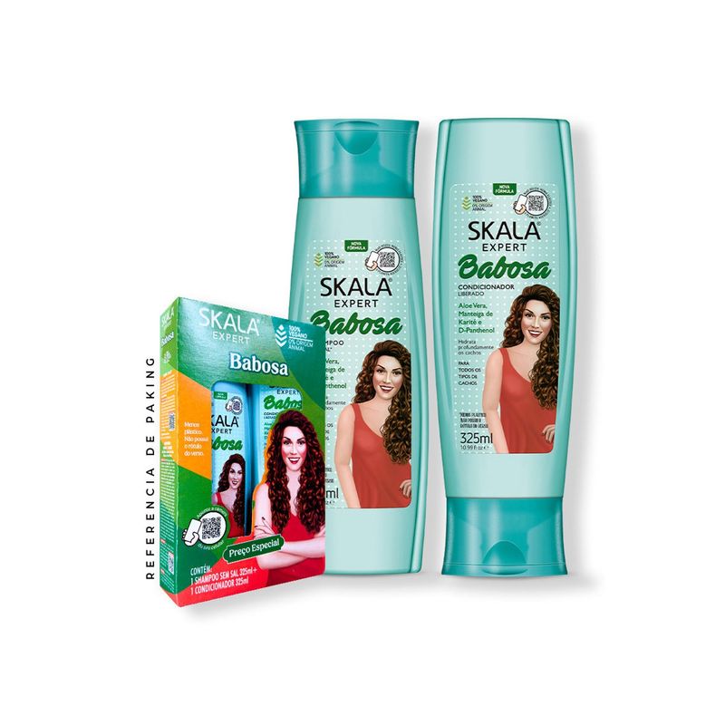 SKALA - Shampoo + Acondicionador Babosa Aloe Vera Skala Expert 325ml