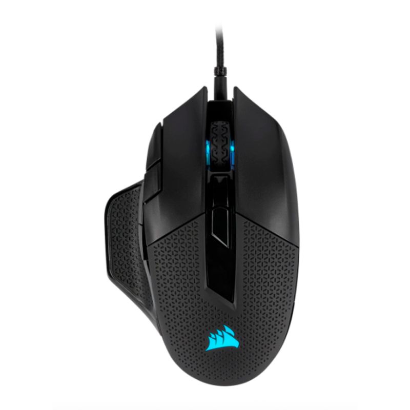 CORSAIR - Mouse Corsair personalizable para juegos FPSMOBA NIGHTSWORD RGB