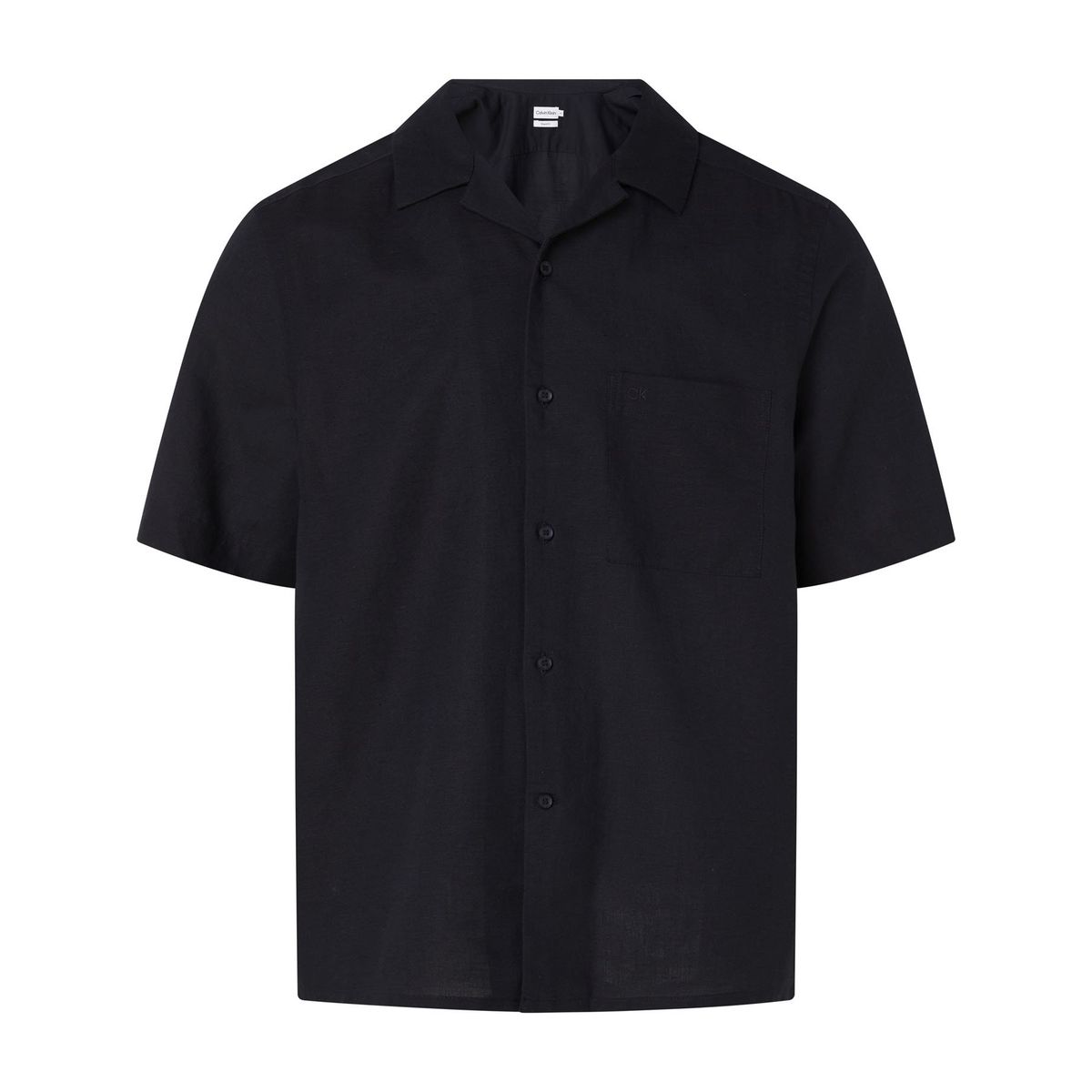 CALVIN KLEIN - CAMISA LINEN COTTON CUBAN S/S SHIRT