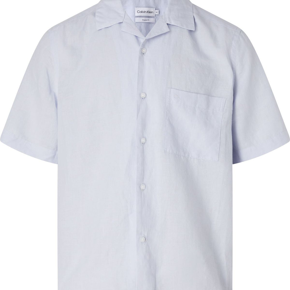 CALVIN KLEIN - CAMISA LINEN COTTON CUBAN S/S SHIRT