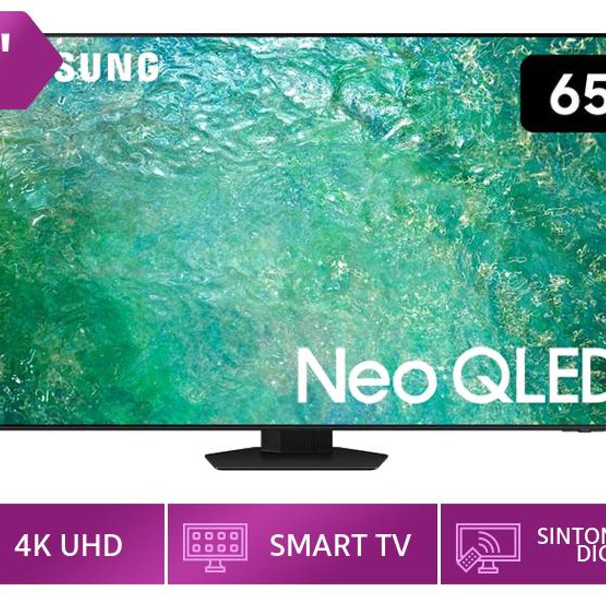 SAMSUNG - Televisor Samsung Smart TV 65 Neo Qled 4K Mini Led QN65QN85CAGXPE