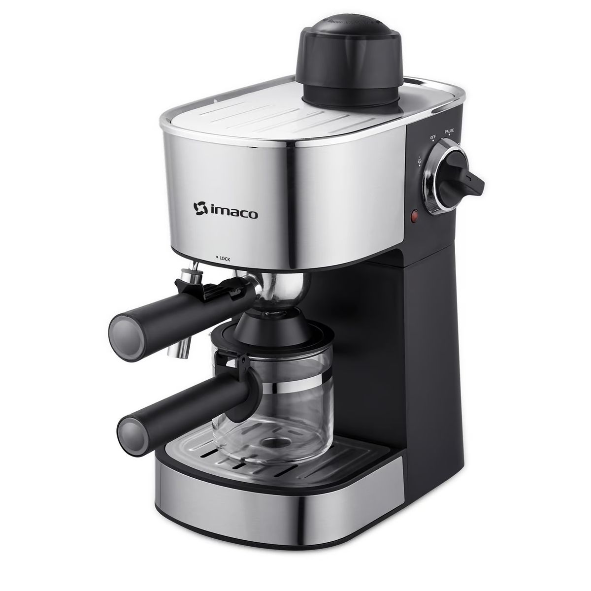 IMACO - Cafetera Espresso – 4 Tazas 3.5 BAR Imaco IECM3503