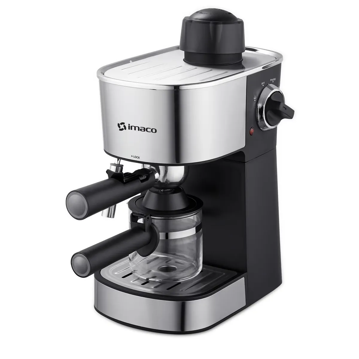 IMACO - Cafetera Espresso – 4 Tazas 3.5 BAR Imaco IECM3503