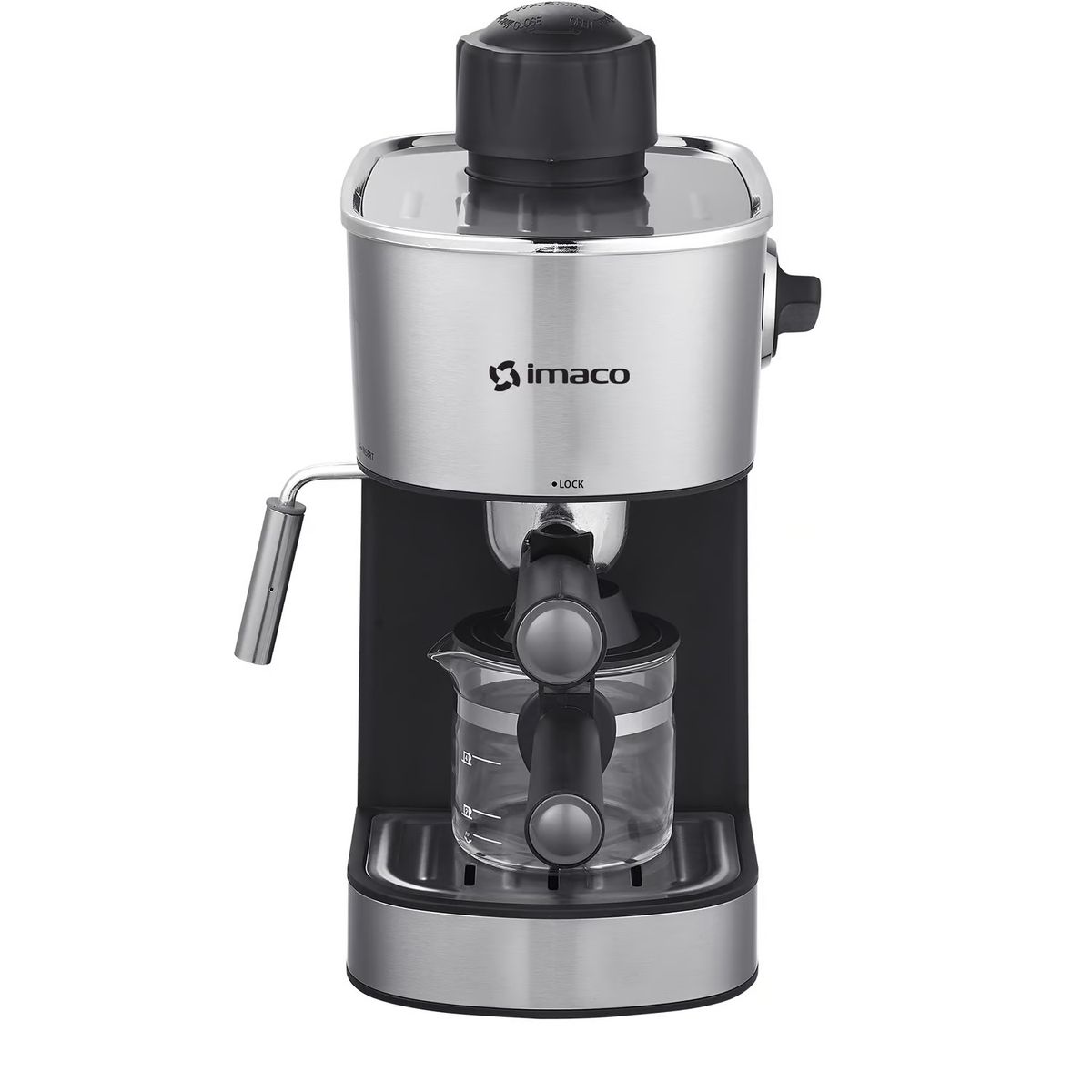 IMACO - Cafetera Espresso – 4 Tazas 3.5 BAR Imaco IECM3503