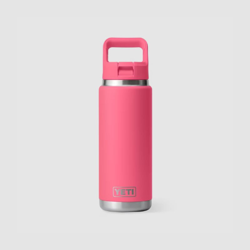 YETI - Botella de 26 oz (769 ml) con Tapa para pico color Tropical Pink