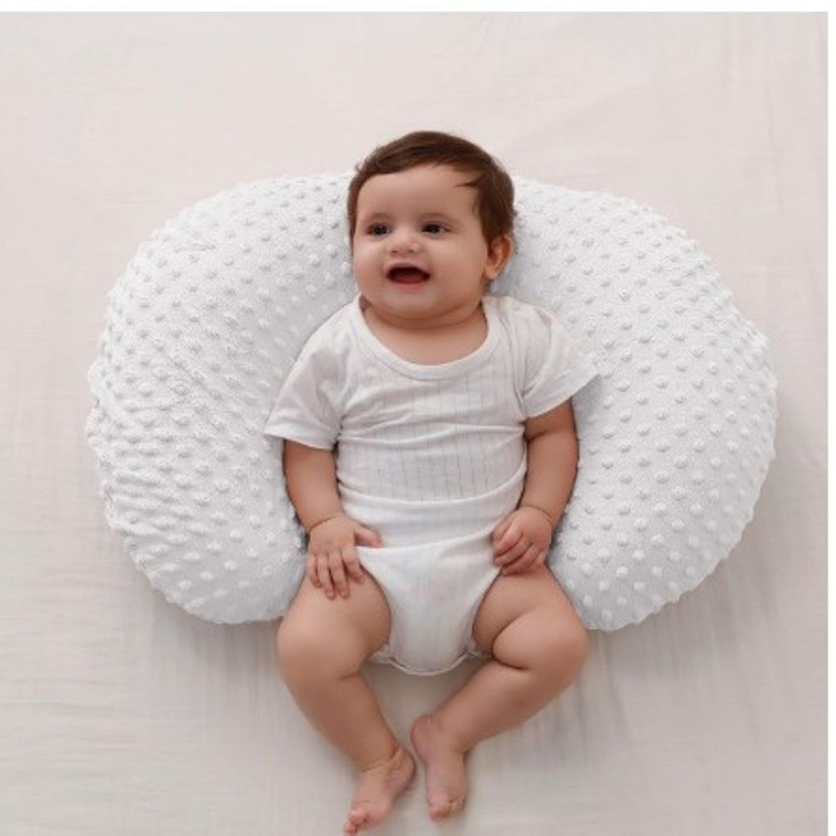 GENERICO - Almohada Y Posicionador De Lactancia Blanco