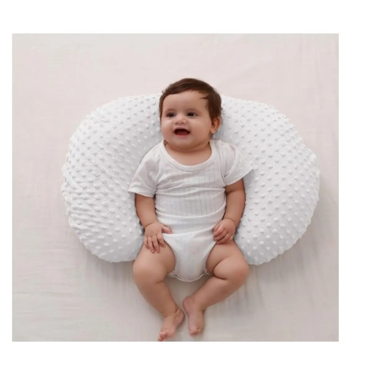 GENERICO - Almohada Y Posicionador De Lactancia Blanco