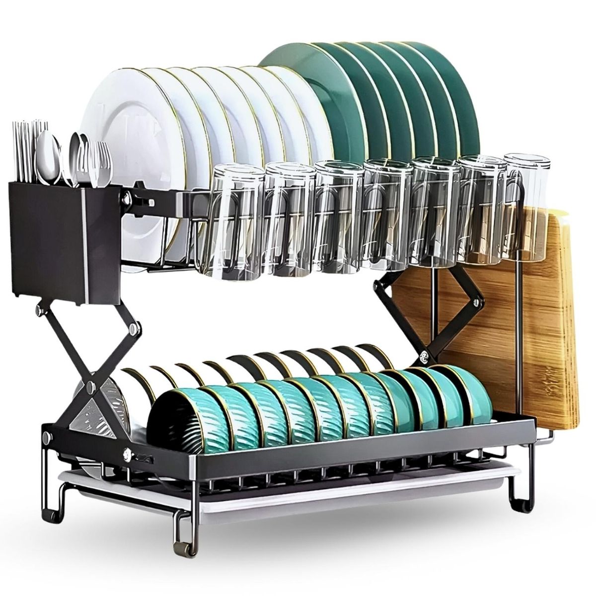 MINARI - Estante Escurridor de Platos Elegante y Moderno 32E