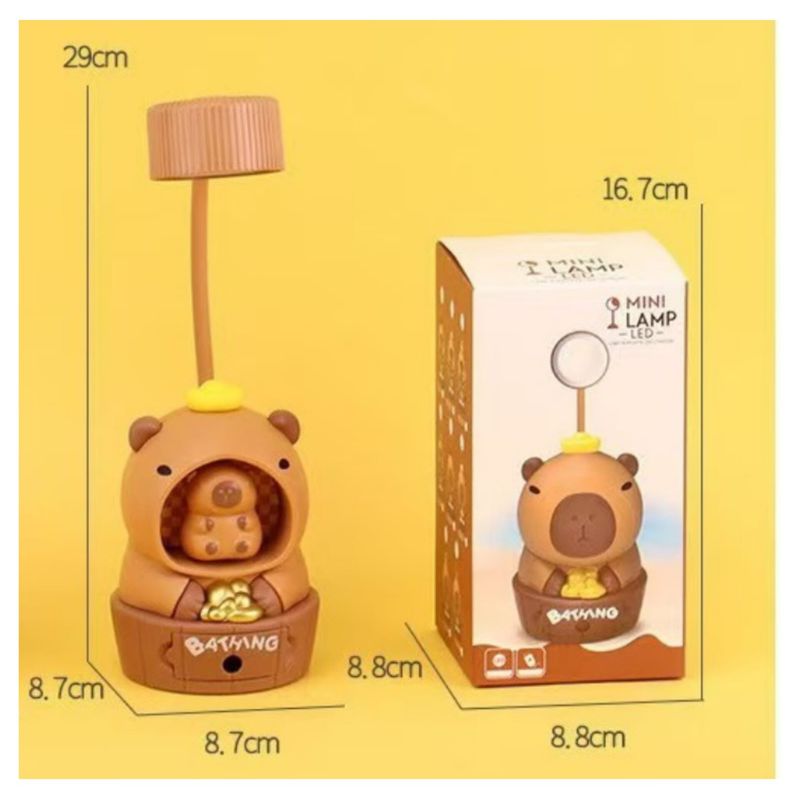OEM - LÁMPARA CAPIBARA + TAJADOR / UNISEX  RECARGABLE