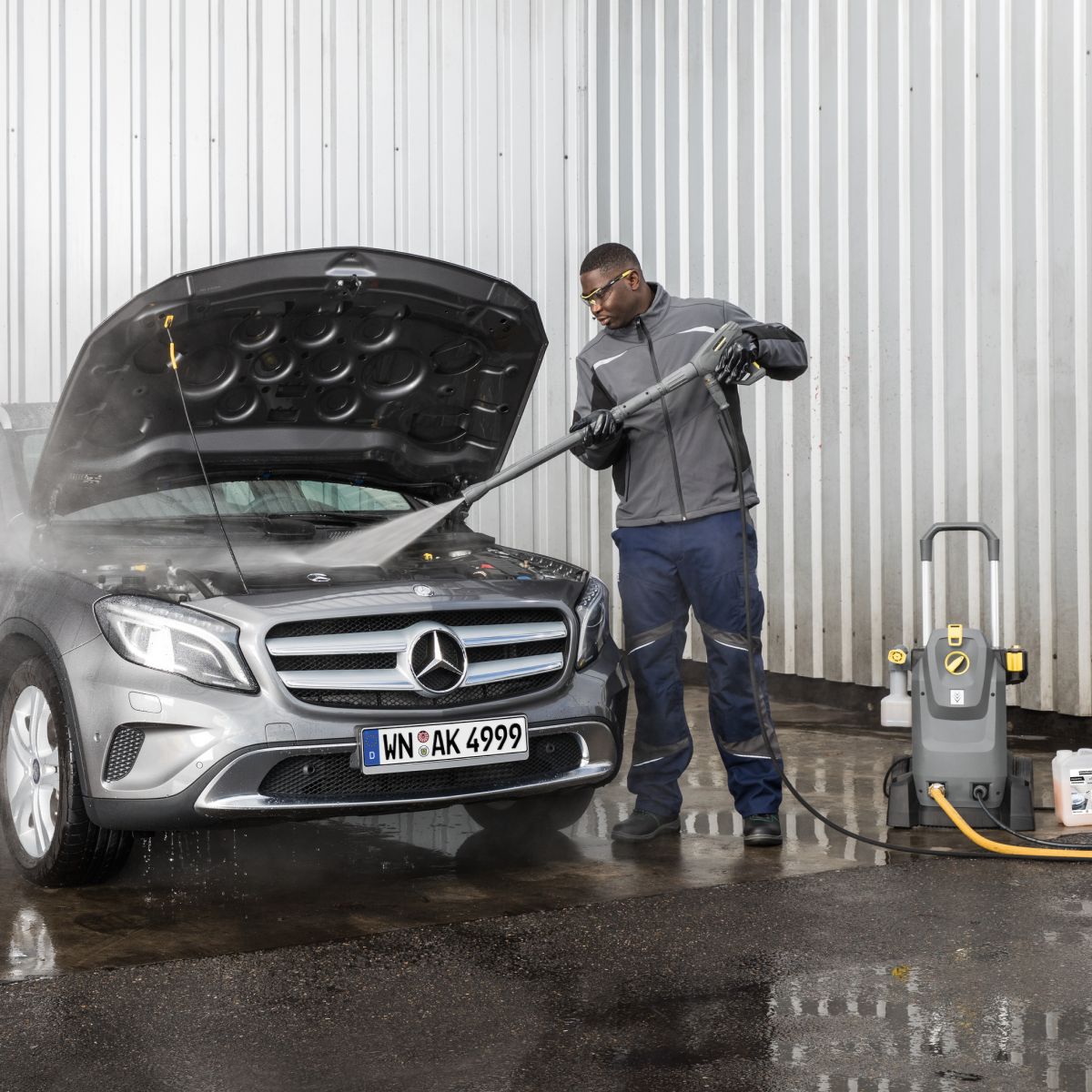 KARCHER - Hidrolavadora de agua fria HD6/15 M 3100W 150Bar Karcher