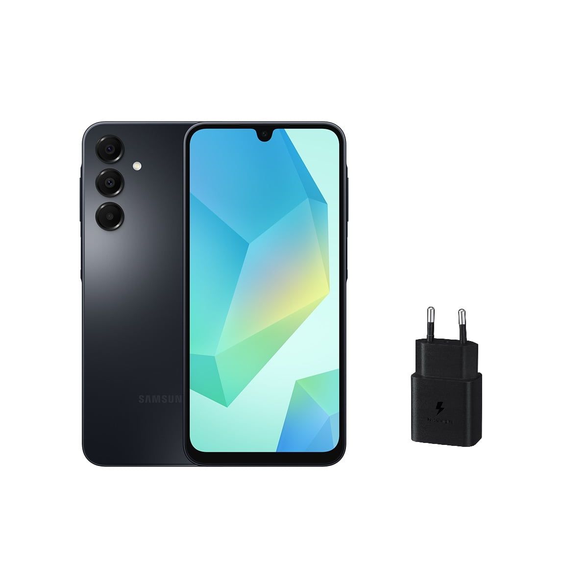 SAMSUNG - Celular Samsung Galaxy A16 256Gb Black + Travel Adapter