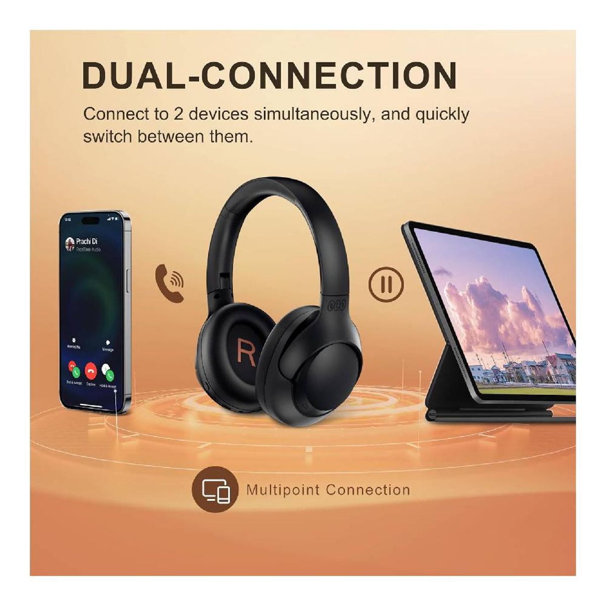 QCY - Auriculares Inalambricos QCY H3 Sonido de Alta Resolución con ANC