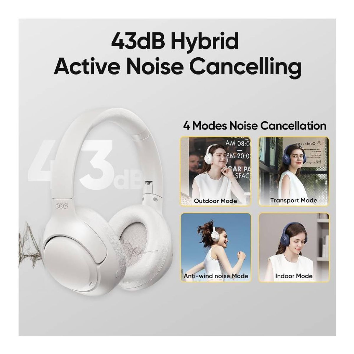 QCY - Auriculares Inalambricos QCY H3 Sonido de Alta Resolución con ANC