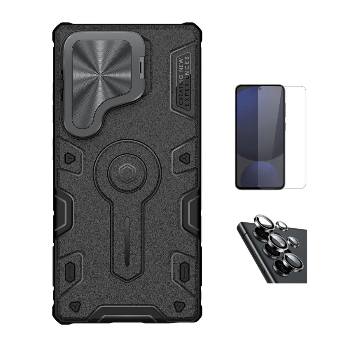 NILLKIN - CASE NILLKIN ARMOR PROP MAGFIT SAMSUNG GALAXY S25 ULTRA Y VIDRIOS