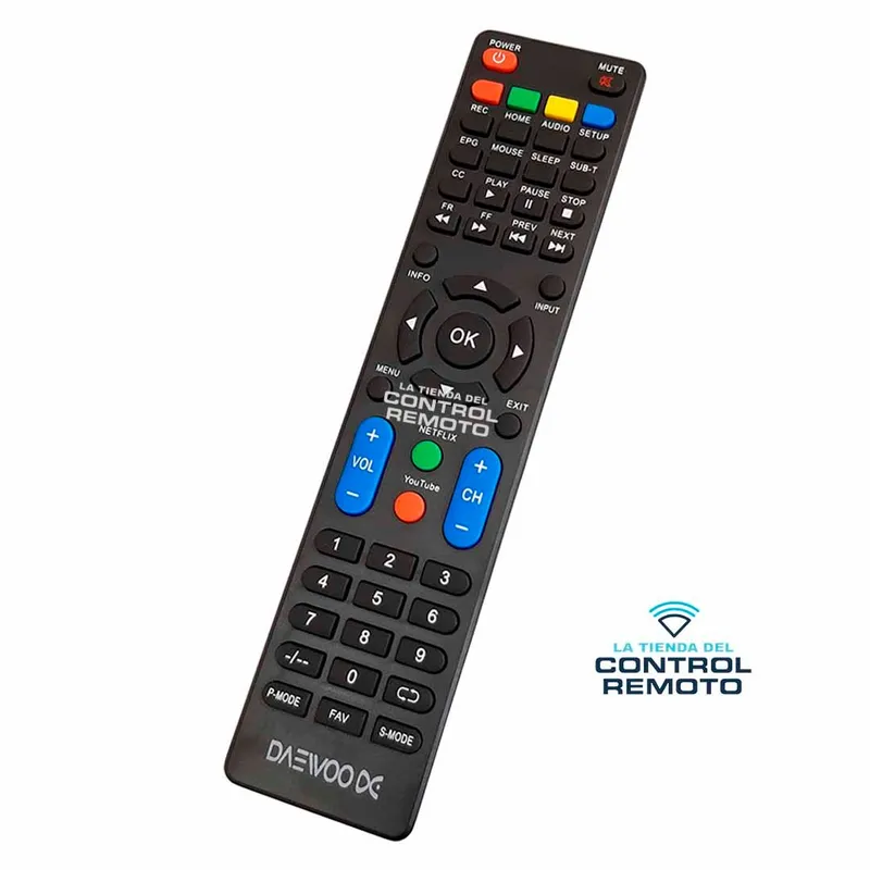 GENERICO - Control Remoto Tv Daewoo Smart Tv Android 4K