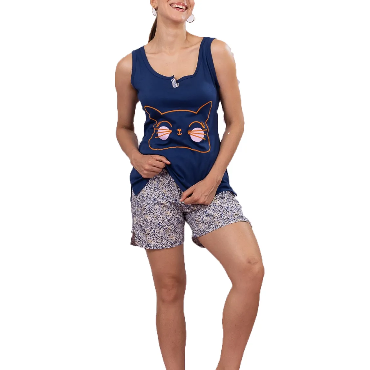 KYM MULTIUSOS - Pijama Mujer Algodón